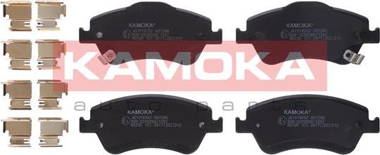 Kamoka JQ1018092 - Brake Pad Set, disc brake www.autospares.lv