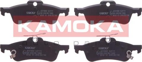 Kamoka JQ1018082 - Тормозные колодки, дисковые, комплект www.autospares.lv