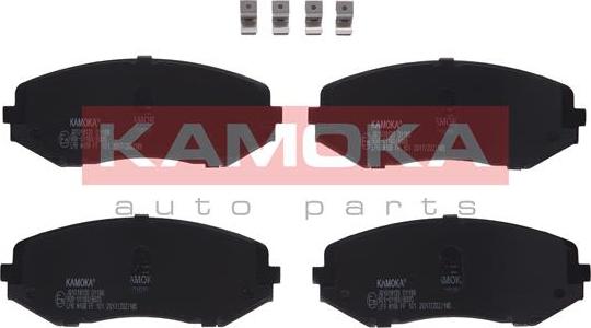 Kamoka JQ1018120 - Тормозные колодки, дисковые, комплект www.autospares.lv