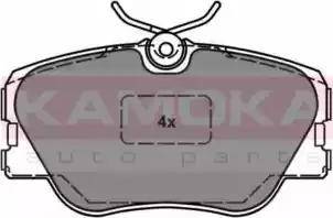 Kamoka JQ101830 - Тормозные колодки, дисковые, комплект www.autospares.lv