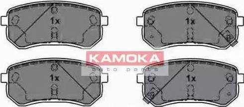 Kamoka JQ1013906 - Тормозные колодки, дисковые, комплект www.autospares.lv