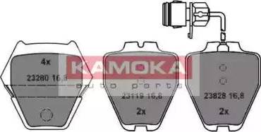 Kamoka JQ1013420 - Тормозные колодки, дисковые, комплект www.autospares.lv