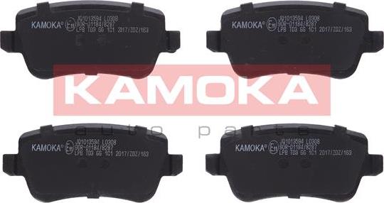 Kamoka JQ1013594 - Тормозные колодки, дисковые, комплект www.autospares.lv