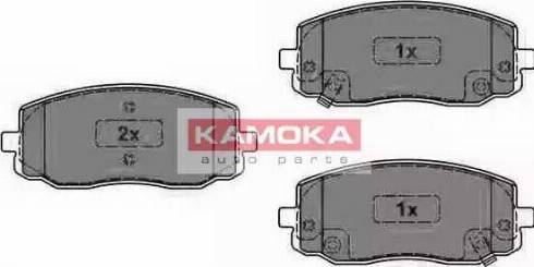 Kamoka JQ1013566 - Тормозные колодки, дисковые, комплект www.autospares.lv