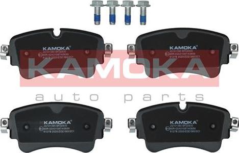 Kamoka JQ101380 - Bremžu uzliku kompl., Disku bremzes www.autospares.lv