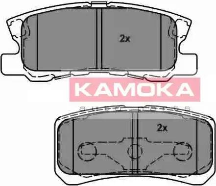 Kamoka JQ1013810 - Brake Pad Set, disc brake www.autospares.lv