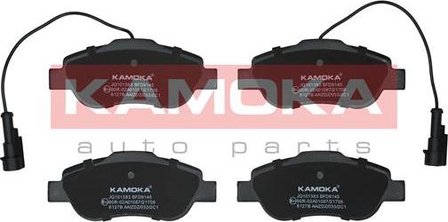 Kamoka JQ101383 - Brake Pad Set, disc brake www.autospares.lv