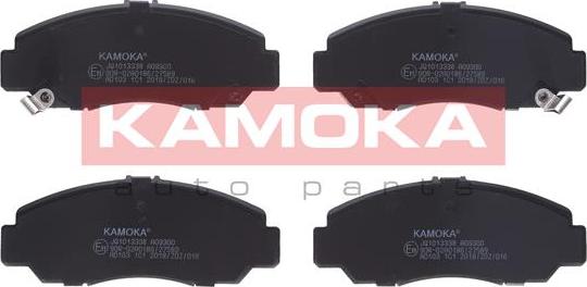 Kamoka JQ1013338 - Brake Pad Set, disc brake www.autospares.lv