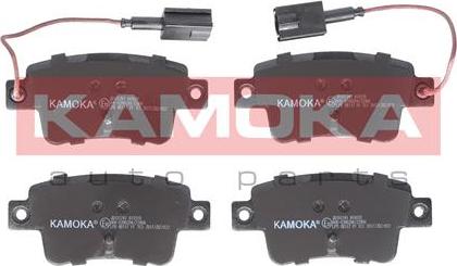 Kamoka JQ101241 - Тормозные колодки, дисковые, комплект www.autospares.lv