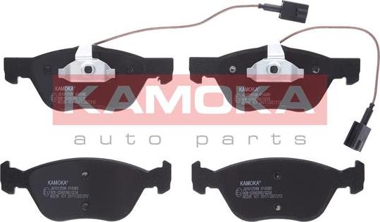 Kamoka JQ1012598 - Тормозные колодки, дисковые, комплект www.autospares.lv