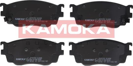 Kamoka JQ101253 - Bremžu uzliku kompl., Disku bremzes www.autospares.lv