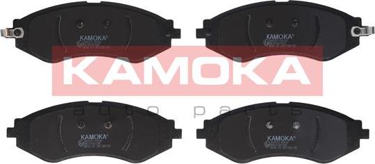 Kamoka JQ101257 - Тормозные колодки, дисковые, комплект www.autospares.lv