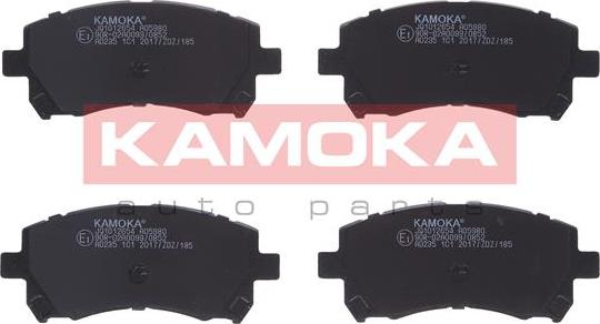 Kamoka JQ1012654 - Brake Pad Set, disc brake www.autospares.lv