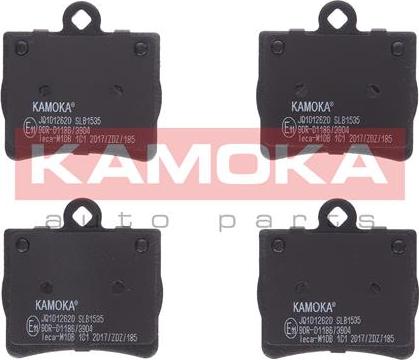 Kamoka JQ1012620 - Bremžu uzliku kompl., Disku bremzes www.autospares.lv