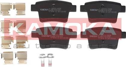 Kamoka JQ101214 - Тормозные колодки, дисковые, комплект www.autospares.lv