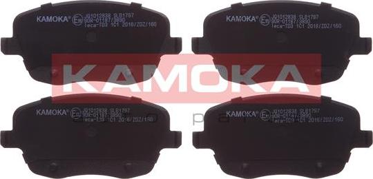 Kamoka JQ1012838 - Bremžu uzliku kompl., Disku bremzes autospares.lv