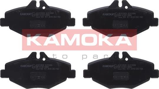 Kamoka JQ1012828 - Тормозные колодки, дисковые, комплект www.autospares.lv