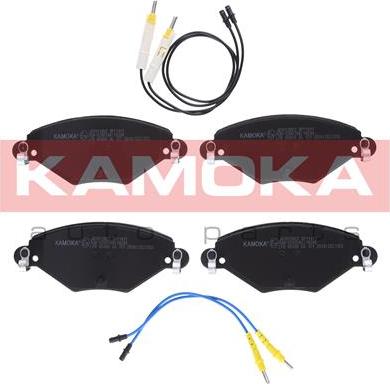 Kamoka JQ1012822 - Тормозные колодки, дисковые, комплект www.autospares.lv