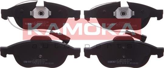 Kamoka JQ1012268 - Brake Pad Set, disc brake www.autospares.lv