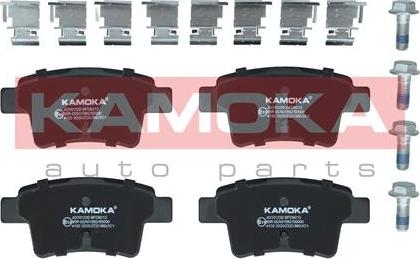 Kamoka JQ101220 - Тормозные колодки, дисковые, комплект www.autospares.lv