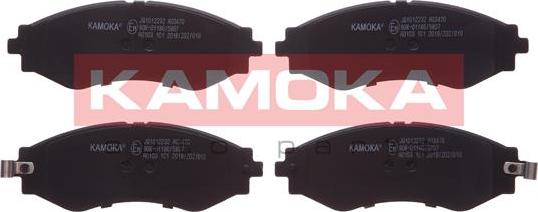 Kamoka JQ1012232 - Тормозные колодки, дисковые, комплект www.autospares.lv