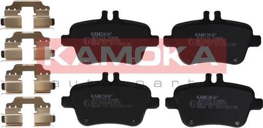 Kamoka JQ101278 - Bremžu uzliku kompl., Disku bremzes www.autospares.lv