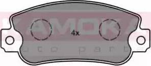 Kamoka JQ101702 - Brake Pad Set, disc brake www.autospares.lv