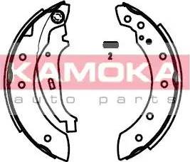 Kamoka JQ202009 - Bremžu loku komplekts www.autospares.lv