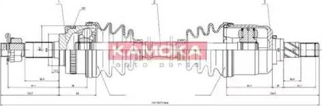 Kamoka NI1138953A - Piedziņas vārpsta autospares.lv