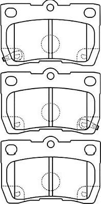 Kavo Parts BP-9099 - Bremžu uzliku kompl., Disku bremzes autospares.lv