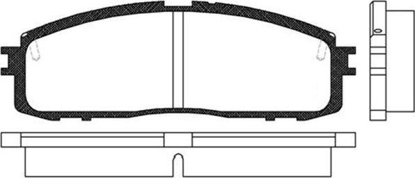 ATE 27.0460-2501.2 - Brake Pad Set, disc brake www.autospares.lv