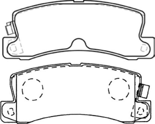 Kavo Parts BP-9059 - Brake Pad Set, disc brake www.autospares.lv