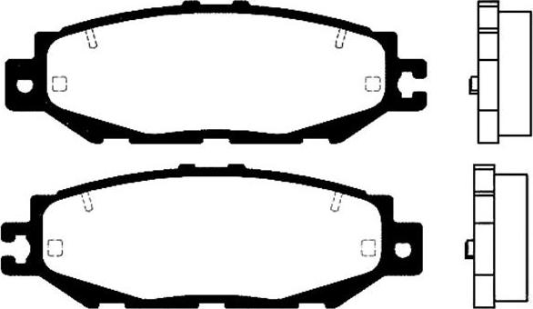 Kavo Parts BP-9057 - Brake Pad Set, disc brake www.autospares.lv