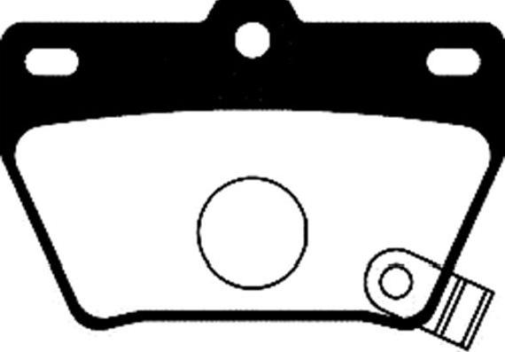 Kavo Parts BP-9066 - Bremžu uzliku kompl., Disku bremzes www.autospares.lv