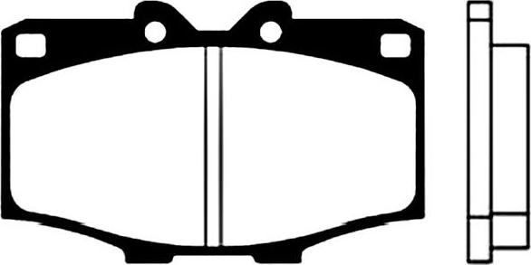 Kavo Parts BP-9000 - Brake Pad Set, disc brake www.autospares.lv