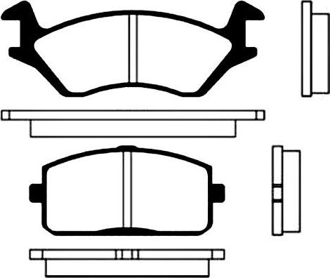 Kavo Parts BP-9002 - Brake Pad Set, disc brake www.autospares.lv