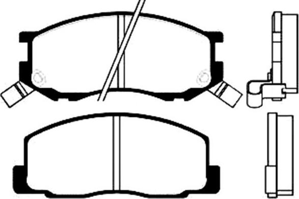 Kavo Parts BP-9007 - Brake Pad Set, disc brake www.autospares.lv