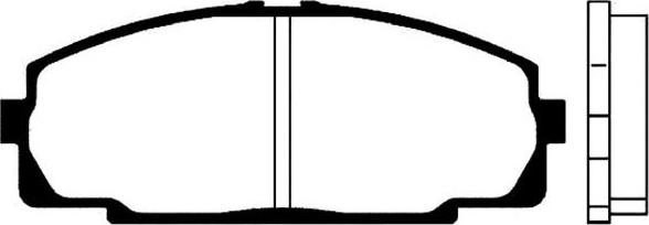 Kavo Parts BP-9011 - Brake Pad Set, disc brake www.autospares.lv