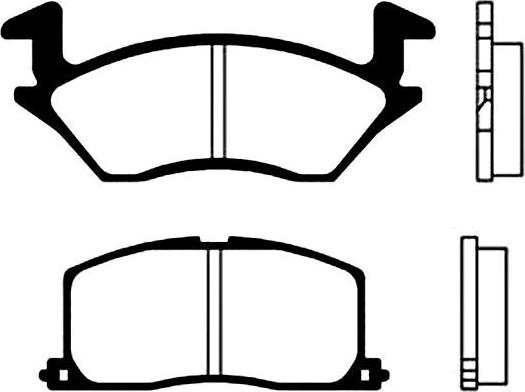 Kavo Parts BP-9017 - Brake Pad Set, disc brake www.autospares.lv