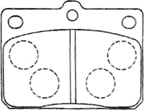 Kavo Parts BP-9089 - Bremžu uzliku kompl., Disku bremzes www.autospares.lv