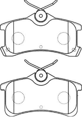 Kavo Parts BP-9081 - Brake Pad Set, disc brake www.autospares.lv