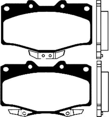 Kavo Parts BP-9036 - Bremžu uzliku kompl., Disku bremzes autospares.lv