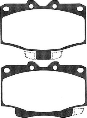 Kavo Parts BP-9038 - Brake Pad Set, disc brake www.autospares.lv