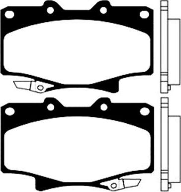 Kavo Parts BP-9029 - Bremžu uzliku kompl., Disku bremzes www.autospares.lv