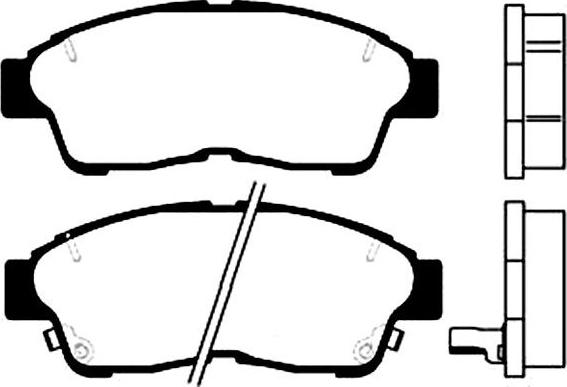 Kavo Parts BP-9026 - Brake Pad Set, disc brake www.autospares.lv