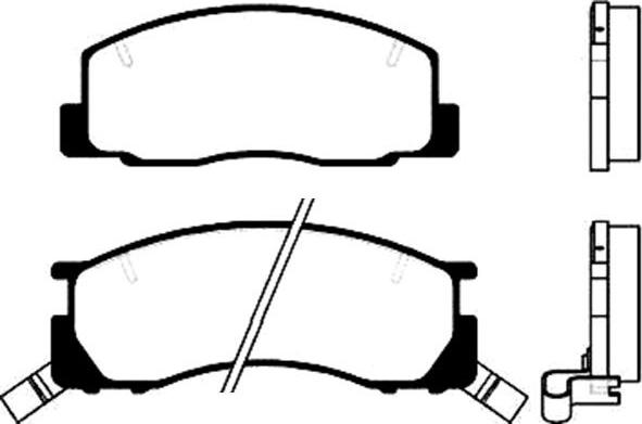 Kavo Parts BP-9020 - Brake Pad Set, disc brake www.autospares.lv