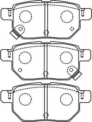 Kavo Parts BP-9148 - Bremžu uzliku kompl., Disku bremzes autospares.lv