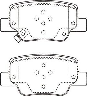 Kavo Parts BP-9147 - Bremžu uzliku kompl., Disku bremzes autospares.lv