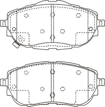 Kavo Parts BP-9150 - Bremžu uzliku kompl., Disku bremzes www.autospares.lv