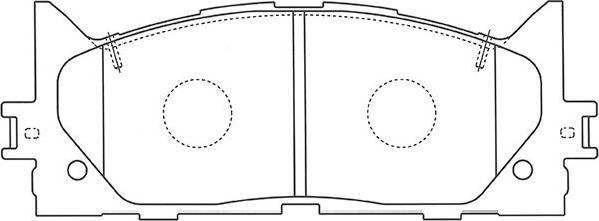 Kavo Parts BP-9105 - Bremžu uzliku kompl., Disku bremzes autospares.lv